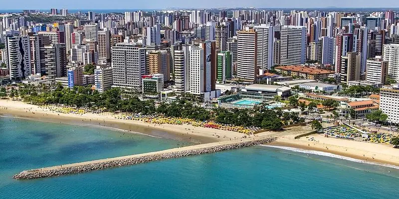 Fortaleza, Brazil — one of the two cities compared here