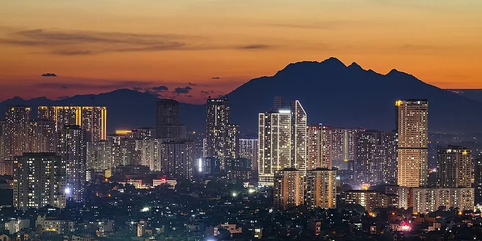 Hanoi, Vietnam — one of the two cities compared here