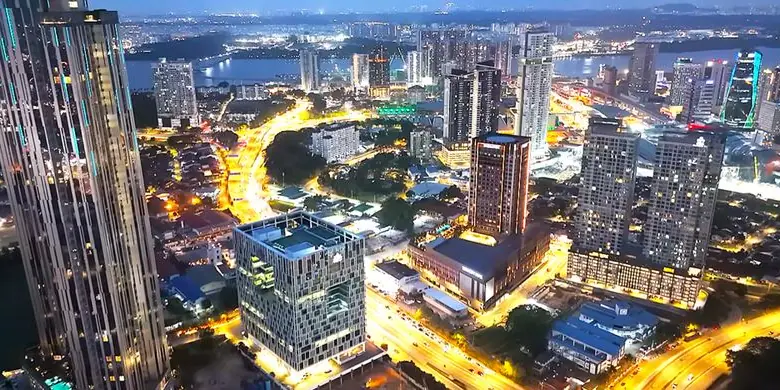 Johor Bahru, Malaysia — one of the two cities compared here