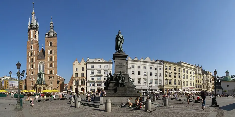 Kraków, Poland — one of the two cities compared here