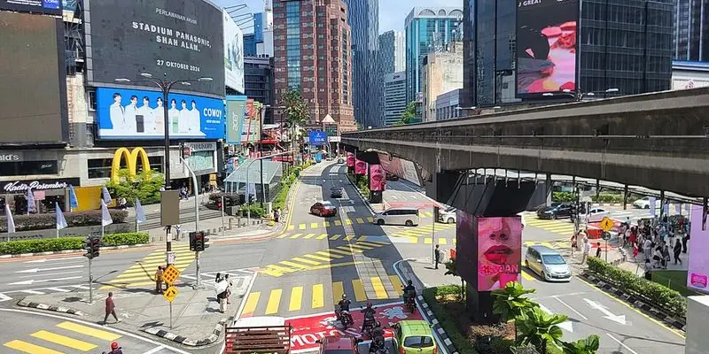 Kuala Lumpur, Malaysia — one of the two cities compared here