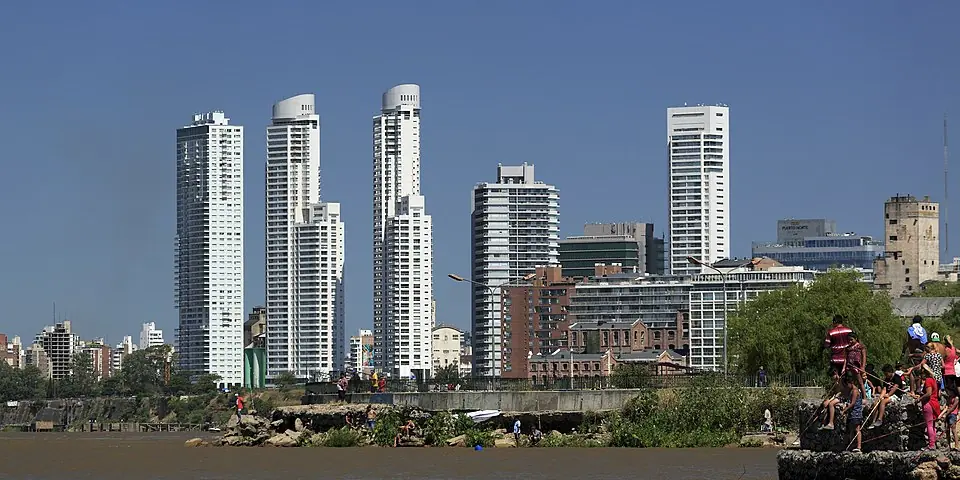 Rosario, Argentina — one of the two cities compared here