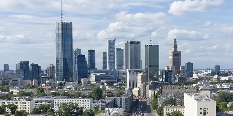 Warsaw, Poland — one of the two cities compared here
